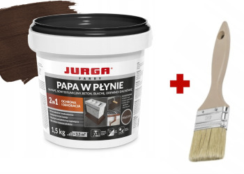 Papa w płynie BRĄZOWA + pędzel GRATIS 1,5 kg JURGA