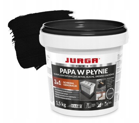 Papa w płynie BRĄZOWA + pędzel GRATIS 1,5 kg JURGA