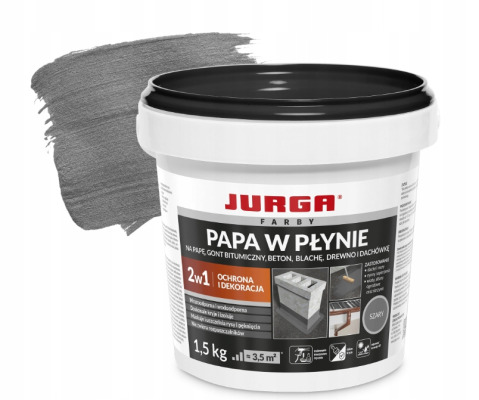 Papa w płynie BRĄZOWA + pędzel GRATIS 1,5 kg JURGA