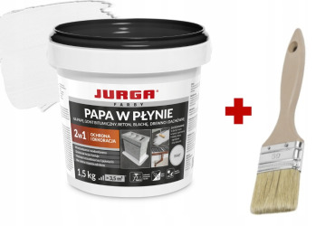 Papa w płynie BIAŁA + pędzel GRATIS 1,5 kg JURGA