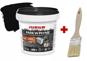 Papa w płynie CZARNA + pędzel GRATIS 1,5 kg JURGA