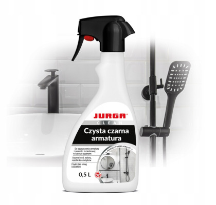 CLEAN CZARNA ARMATURA łazienka, kuchnia, bateria, zlew 0,5l JURGA