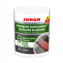 Impregnat KOLORYZUJĄCY do kostki brukowej GRAFIT JURGA 3 L + 0,5 L GRATIS