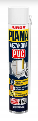 Piana montażowa WĘŻYKOWA PVC niskoprężna POLIURETAN 750 ml JURGA