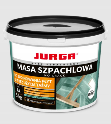 NO CRACK masa szpachlowa do łączenia naprawy 5 kg JURGA