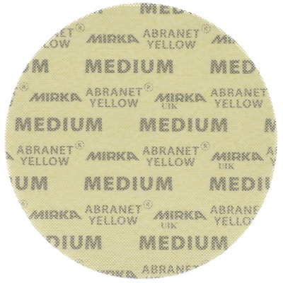Mirka Abranet Yellow 225mm | Krążek ścierny do Gipsu | Gładzi | Tynków - 10 szt.