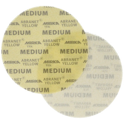 Mirka Abranet Yellow 225mm | Krążek ścierny do Gipsu | Gładzi | Tynków - 10 szt.