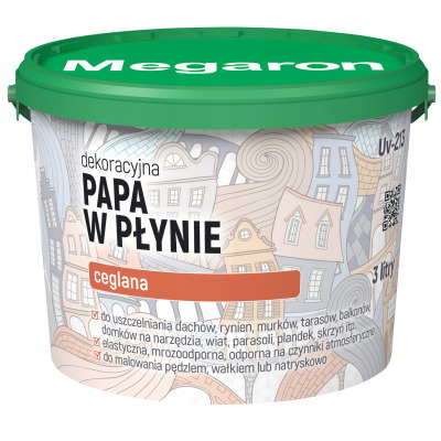 Papa w płynie CEGLANA 3 l MEGARON