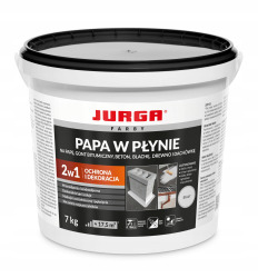 Papa w płynie wodoodporna Jurga 7 kg BIAŁA NOWOŚĆ