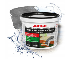 Izolacja dwuskładnikowa zaprawa szlam hydroizolacyjny IZOMASS 2K Jurga 10kg