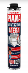 Piana montażowa MEGA niskoprężna POLIURETAN pistoletowa 880 ml