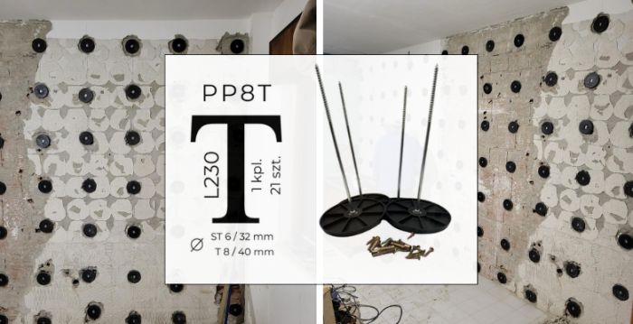PROFIL PUNKTOWY PP8T (ŚCIANA/SUFIT)