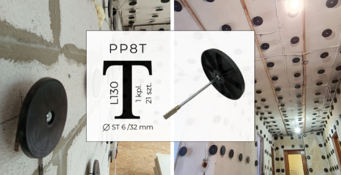 PROFIL PUNKTOWY PP8T (ŚCIANA/SUFIT)
