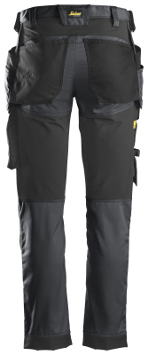 Spodnie robocze Snickers Stretch 6241 Allround kolor szaro-czarne