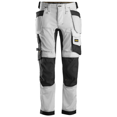 Spodnie robocze Snickers Stretch 6241 Allround kolor biały