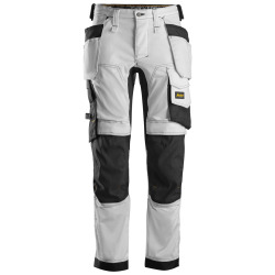 Spodnie robocze Snickers Stretch 6241 Allround kolor biały