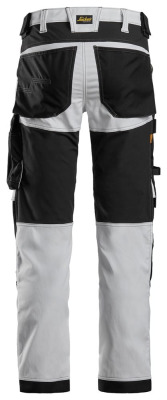 Spodnie robocze Snickers Stretch Allround 6341 Białe