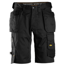 6151 Spodnie Krótkie Stretch AllroundWork z workami kieszeniowymi, luźne kolor: BLACK