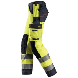 6361 Spodnie robocze odblaskowe ProtecWork z obustronnymi kieszeniami na nogawkach, EN 20471/2