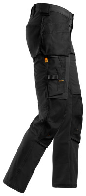6271 Spodnie Full Stretch z workami kieszeniowymi k. czarny