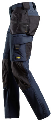6271 Spodnie Full Stretch z workami kieszeniowymi k. NAVY
