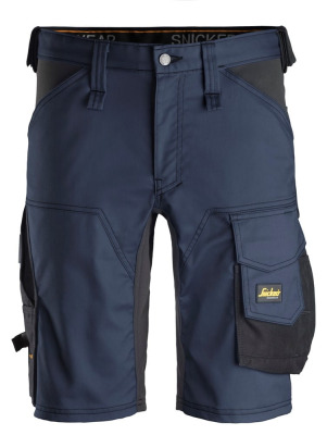 6143 Krótkie spodenki Snickers Stretch model AllroundWork w kolorze granatowym