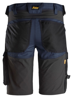 6143 Krótkie spodenki Snickers Stretch model AllroundWork w kolorze granatowym
