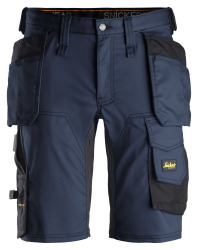 6141 Krótkie spodenki Snickers Stretch model AllroundWork granatowe