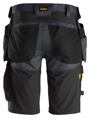6141 Krótkie spodenkie Snickers Stretch model AllroundWork w kolorze szarym