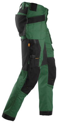 Spodnie robocze Snickers Stretch 6241 Allround kolor zielono/czarny