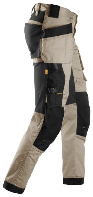 Spodnie robocze Snickers Stretch 6241 Allround kolor khaki/czarny