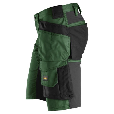 6141 Krótkie spodenki Snickers Stretch model AllroundWork zielone
