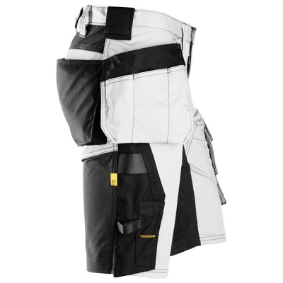 6141 Krótkie spodenki Snickers Stretch model AllroundWork białe