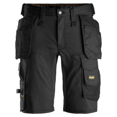 6141 Krótkie spodenki Snickers Stretch model AllroundWork czarne