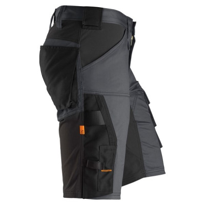 6143 Krótkie spodenki Snickers Stretch model AllroundWork w kolorze ciemno szarym