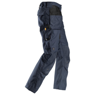 Spodnie robocze 6224 Snickers  Canvas+ Stretch AllroundWork z workami kieszeniowymi k. granatowym