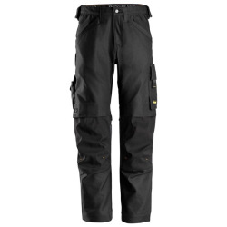 Spodnie robocze 6324 Snickers  Canvas+ Stretch AllroundWork  k. czarny