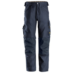 Spodnie robocze 6324 Snickers  Canvas+ Stretch AllroundWork  k. granatowy