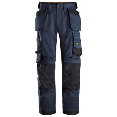 Spodnie robocze Snickers Stretch 6251 AllroundWork luźne kolor granatowy