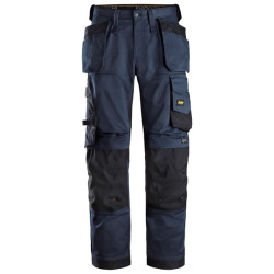Spodnie robocze Snickers Stretch 6251 AllroundWork luźne kolor granatowy