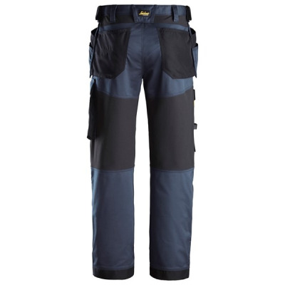 Spodnie robocze Snickers Stretch 6251 AllroundWork luźne kolor granatowy