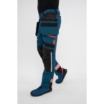 Spodnie robocze stretch Portwest model DX440, kolor niebieski