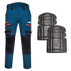 Spodnie robocze stretch Portwest model DX449, kolor niebieski