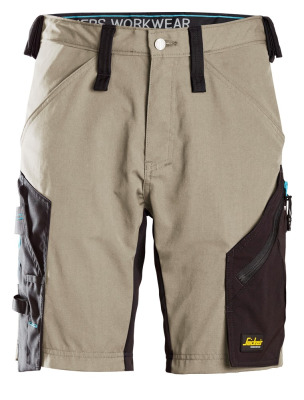 6112 Spodenki spodnie krótkie robocze Snickers   LiteWork 37.5 w kolorze khaki