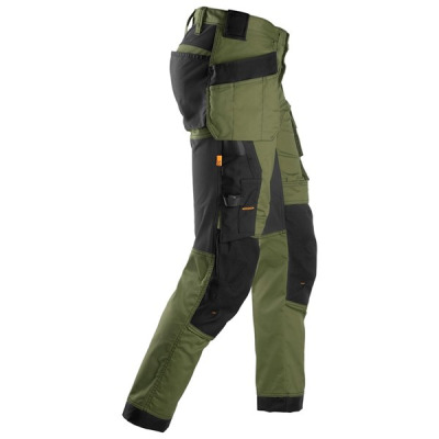 Spodnie robocze Snickers Stretch 6241 Allround kolor Zielone Khaki