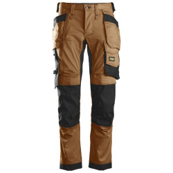 Spodnie robocze Snickers Stretch 6241 Allround kolor brązowy