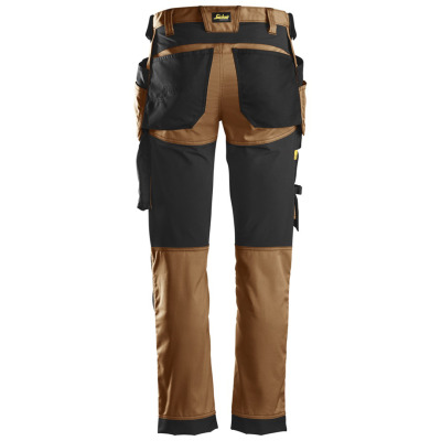 Spodnie robocze Snickers Stretch 6241 Allround kolor brązowy