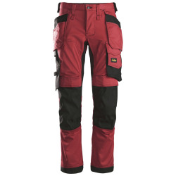 Spodnie robocze Snickers Stretch 6241 Allround kolor czerwony