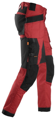 Spodnie robocze Snickers Stretch 6241 Allround kolor czerwony