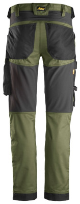 Spodnie robocze Snickers Stretch Allround 6341 kolor khaki green